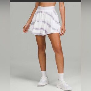 2022-Lululemon Court Rival High-Rise Skirt *Long Transverse Lilac Multi size 6